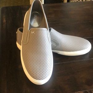 Michael Kors leather slip on shoes